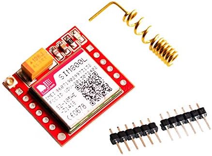 SunRobotics SIM800L GSM GPRS MICRO SIM CARD TTL UART Interface MODULE Adruino Raspberry pi Compatible Quadband with spring Antenna