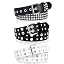 Black White 2star Rivet