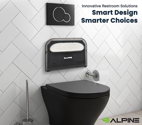 Alpine Industries ALP453 Alpine Toilet Seat Cover Dispenser - Wall Mount Disposable Toilet Seat Cover Holder For Commercial And Residential Use thumb #6