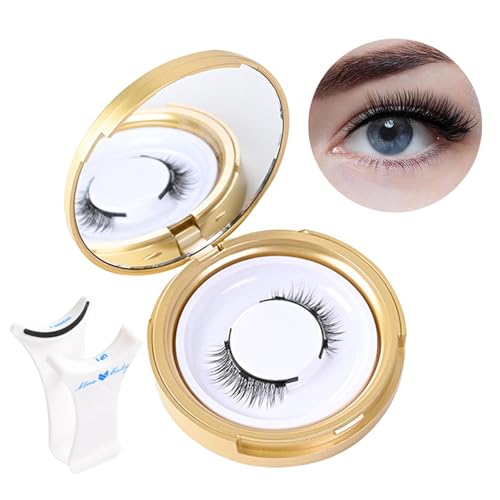 Pestañas magnéticas duales reutilizables, pestañas postizas sin pegamento,Pestañas postizas magnéticas - Aspecto natural, no necesita pegamento, imanes reutilizables y seguros para principiantes y