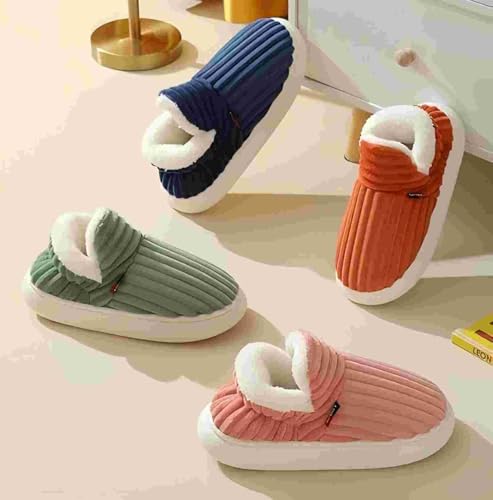 Pluffi Slipper Booties Women Men Bootie Slippers Pillow Warm Fuzzy House Slippers, Thick Sole Anti-Skid Cozy Plush slides3