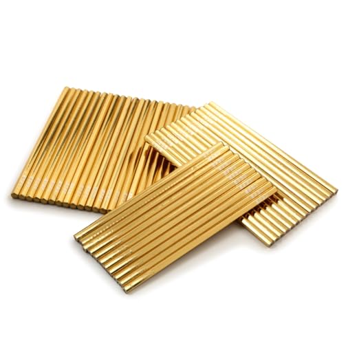 合格祈願鉛筆 60本 HB 五角鉛筆 日本製 ゴールド 金色 えんぴつ 五角形 合格のサムネイル