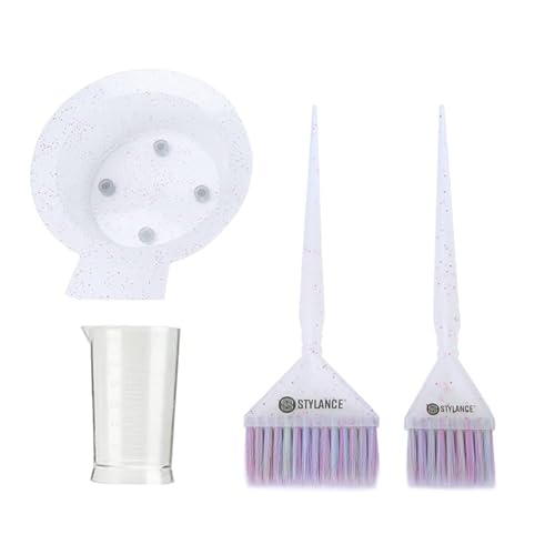 Stylance Hair Coloring Dyeing Kit, Professional Salon Hair Dye Color Brush, Mixing Bowl, Measuring Cup,Hair Dye Coloring Kit cover