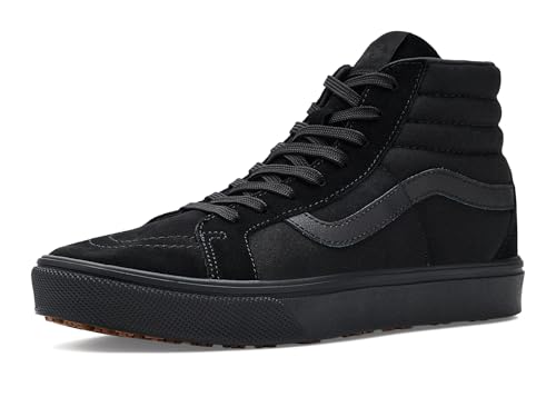 Image of Vans, Unisex, Sk8-Hi Made for The Makers Slip Resistant Shoe - Series III, Suede/Canvas Black/Gum, Men