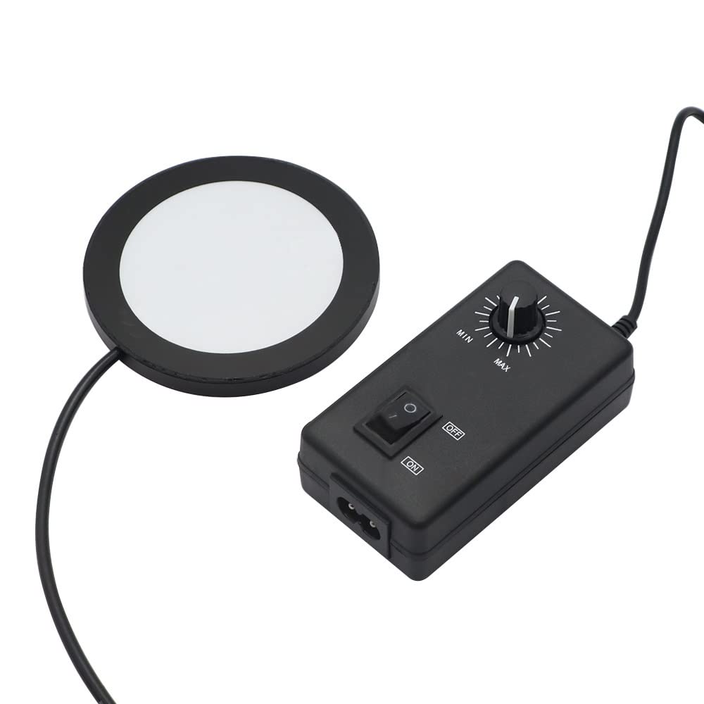 Akcesoria mikroskopowe Regulowany pierścień Dolne źródło światła LED Mikroskop Lampa oświetlająca podświetlenie do elektronicznego wideo stereo