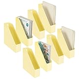 casier rangement papier DIMENSIONS FINES : Avec des dimensions de 25,4 cm x 7,6 cm x 27,2 cm, le casier trouvera une place facilement sur une étagère ou un bureau. Il peut aussi être rangé dans une armoire.