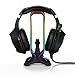 Produktbild CSL - Kopfhörer Ständer mit 2 x USB 3.2 Gen1 Hub, Mausbungee, Kopfhörerständer 3in1, 6 RGB Farben Farbwechselmodus Plus weiß, Kopfhörer Halter für Over Ear Kopfhörer, Gaming Headset Headphone Stand