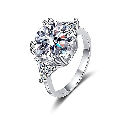 Bague moissanite argent 925 l'éclat diamant sans le prix élevé
