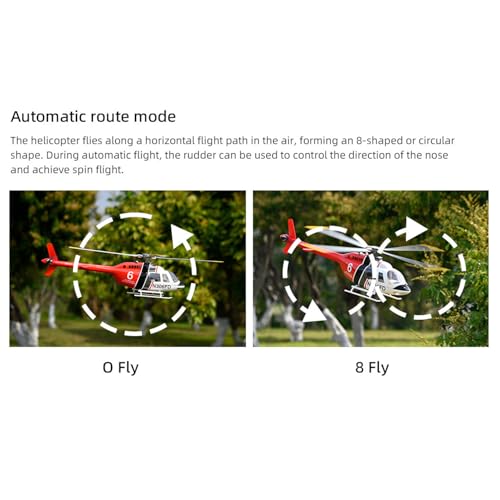 2,4 GHz RC Scale FlyWing Bell 206 Hubschrauber mit 4-Blatt-Rotor, Fernsteuerungsflugzeug, GPS, bürstenlosem Motor, Akku, RTF (Ready-to-Fly), intelligente Drohne als Geschenk – Bild 6