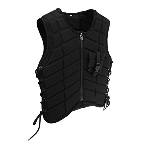 Chaleco ecuestre flexible con protección corporal ergonómica para jinetes adultos y niños