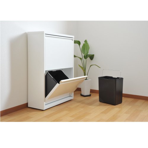 スチール製 フラップ式 4分別 ダストボックス