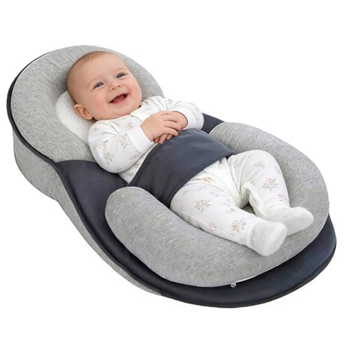 Faanerianni Reflux Baby Lounger Pillow for Newborn, Tummy Time Pillow, Baby Wedge Pillow for Comfortable Play & Feeding Support