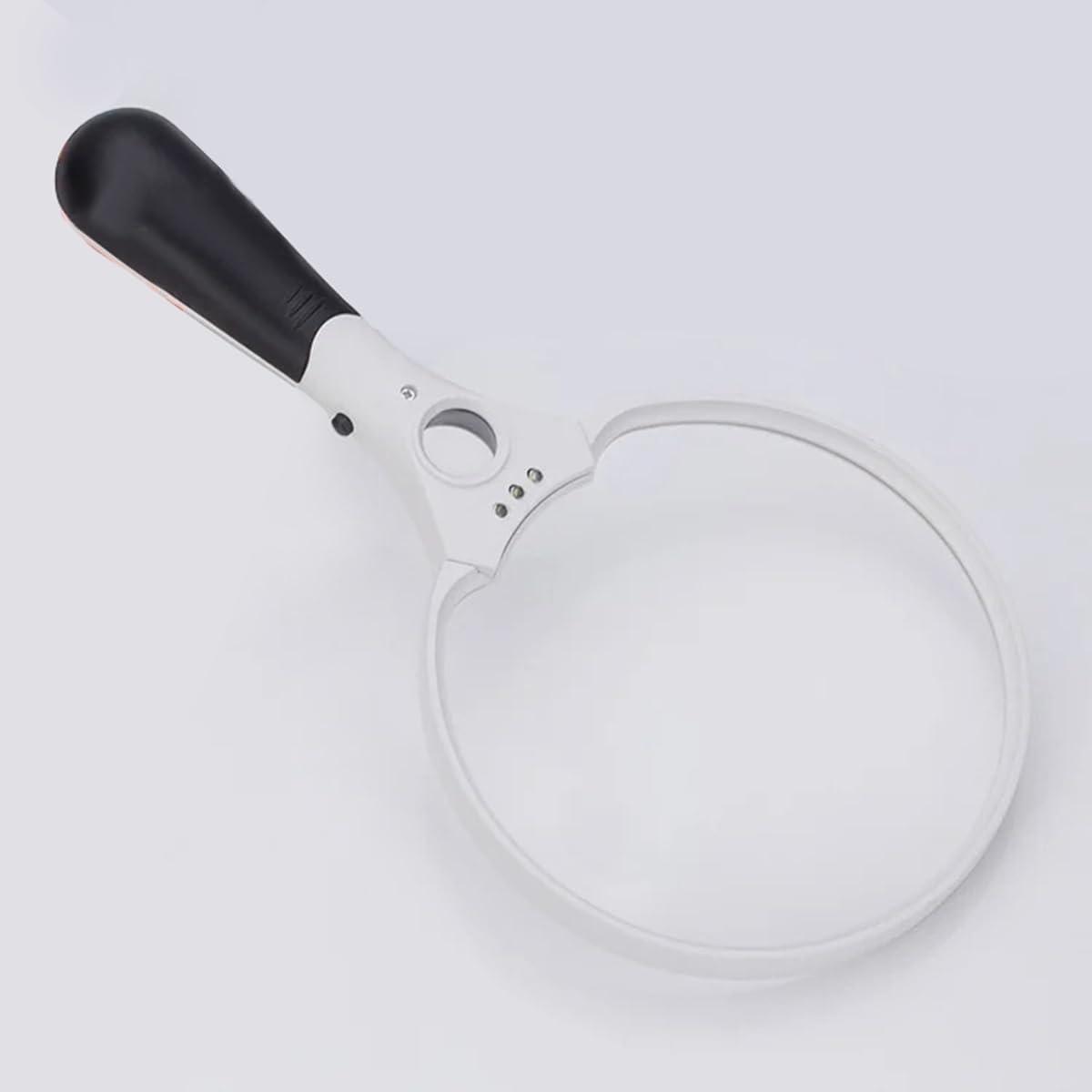 Microscope 2X 4X 25X 137mm Big Lens Handheld Reading Magnifier Office Magnifying Glass with Handle