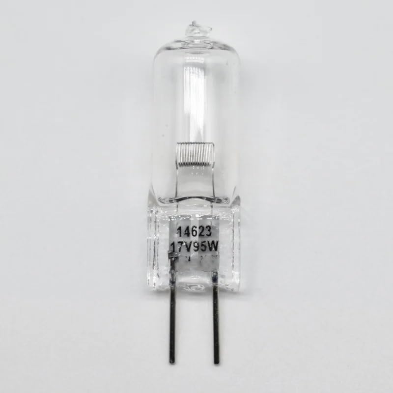 14623 17V 95W G6.35 Bombilla halógena de cuarzo de doble aguja Luz de funcionamiento de sillón dental(2 pieces)