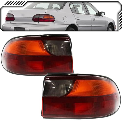 EPIC LIGHTING OE Style Halogen Tail Lights Assembly Replacement for CHEVROLET 97-03 MALIBU 04-05 MALIBU CLASSIC [ GM2800132 GM2801132 22623075 15894726 ] Pair