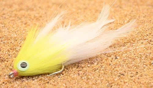Saltwater Mullet Fishing Fly - Tarpon, Snook & Reds - 3 Pack - Hook #3/0