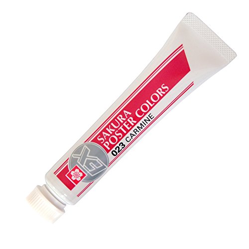 サクラクレパス 絵の具 ポスターカラー EX カーマイン PEW-P#023