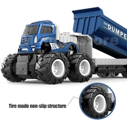 Image of Dumper Transport Truck 1:43 Metal Toys Alloy Diecast Truck Set Toy, Diecast Miniature Car Model Best Birthday Gift for Kids[Multicolor = Sent Any 1 Truck]