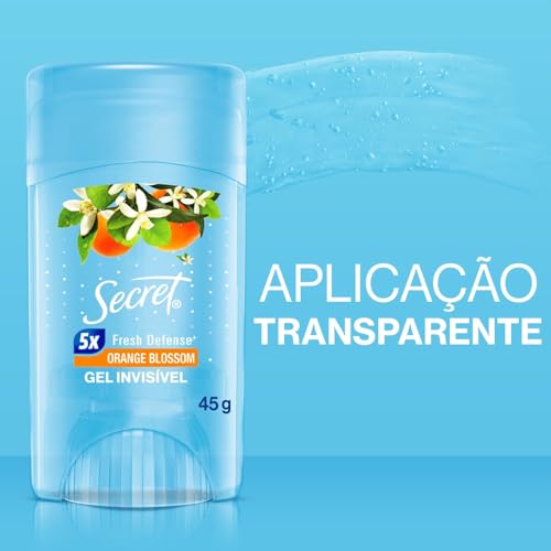Secret Gel Invisible Desodorante Orange Blossom 45 G(A embalagem pode variar)