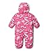 Columbia Baby Snuggly Bunny II Bunting, Pink Ice Highland/Satin Pink, 12/18