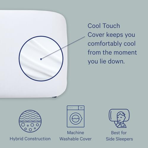 Casper, King Essential Cooling Hybrid Pillow, Single Pack