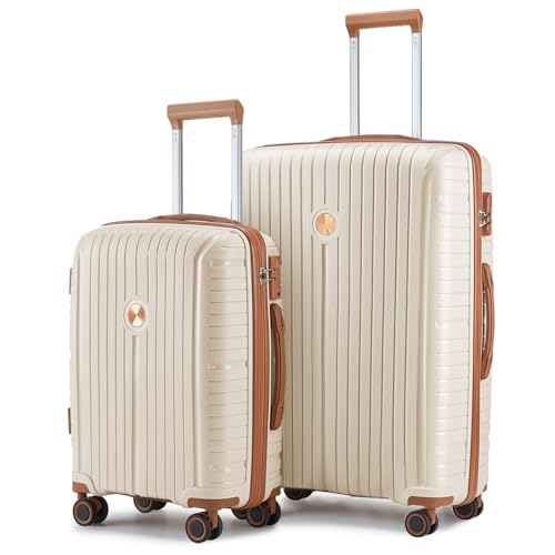 Joyway Luggage Sets 2 Piece PP Hardshell Carry on Suitcase