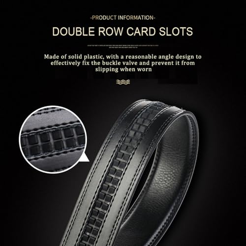 Ratchet belts for men, leather ratchet belts with adjustable buckle for men dress and casual, trim to fit2