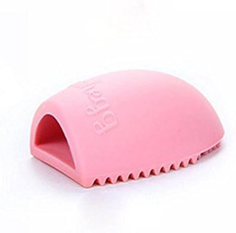 audiosharp Cleaning MakeUp Washing Brush Cosmetic Clean Tools Mini Washboard for Makeup Brushes(Pink)