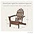 POLYWOOD AD4030TE Classic Outdoor Adirondack Chair, Teak