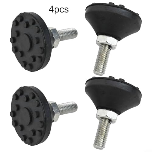 Juego de 4 Almohadillas Niveladoras Metálicas para Estabilidad en Bicicletas y Equipos de Ejercicio miniatura 5