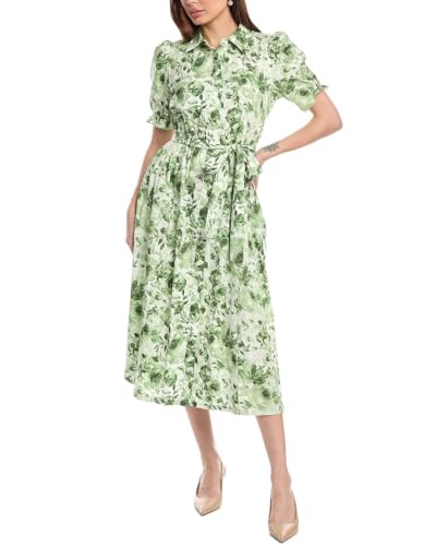 Image of Anne Klein Women's Shirt Dress with Puff Sleeves