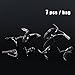 Anglerbasics Fishing Rod Guides Sets Tip Repair Kit DIY Building Rod Part Fishing_USA Saltwater/Freshwater (7 PCS)