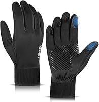 Handschuhe Herren Damen Winter Touchscreen Thermohandschuhe Outdoor rutschfeste Fahrradhandschuhe Warm Winterhandschuhe (L)