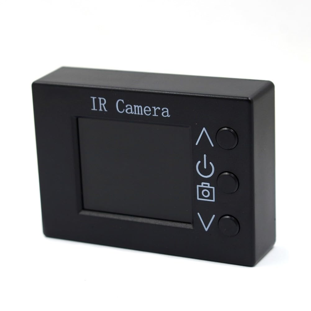 MLX90640 Cámara termográfica con pantalla LCD de 1.8 pulgadas, -40 a 300 para rango, frecuencia de actualización de 8 Hz, alimentación USB, reparación electrónica y diagnóstico