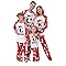 Couples Christmas Pyjamas, Family Christmas Pyjamas Set Mens Womens Letter Printed Xmas Matching Pyjama Kids Pjs Family Cartoon Cute Boys Girls Christmas Pj, Kids Letter B 6-7 Years