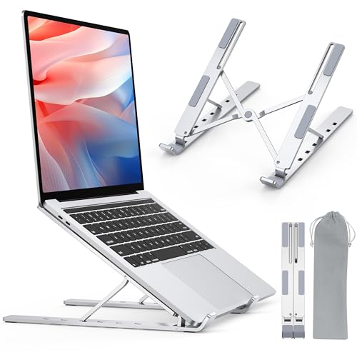 Babacom Supporto PC Portatile, Alluminio Ventilato Porta Notebook, Raffreddamento Regolabile Porta...