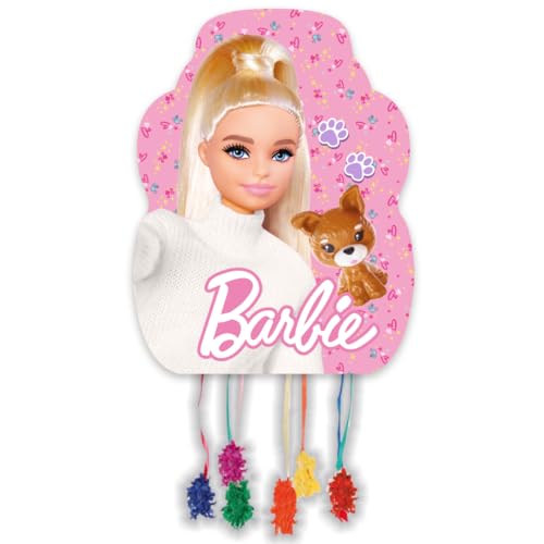 Pincata Média BARBIE, artigos para festas, ananás para encher com brinquedos ou carros, decoração de festas infantis, aniversários e celebrações