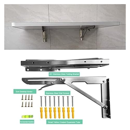 Table pliante murale inox : optimiser un studio encombr&eacute; facilement - 5