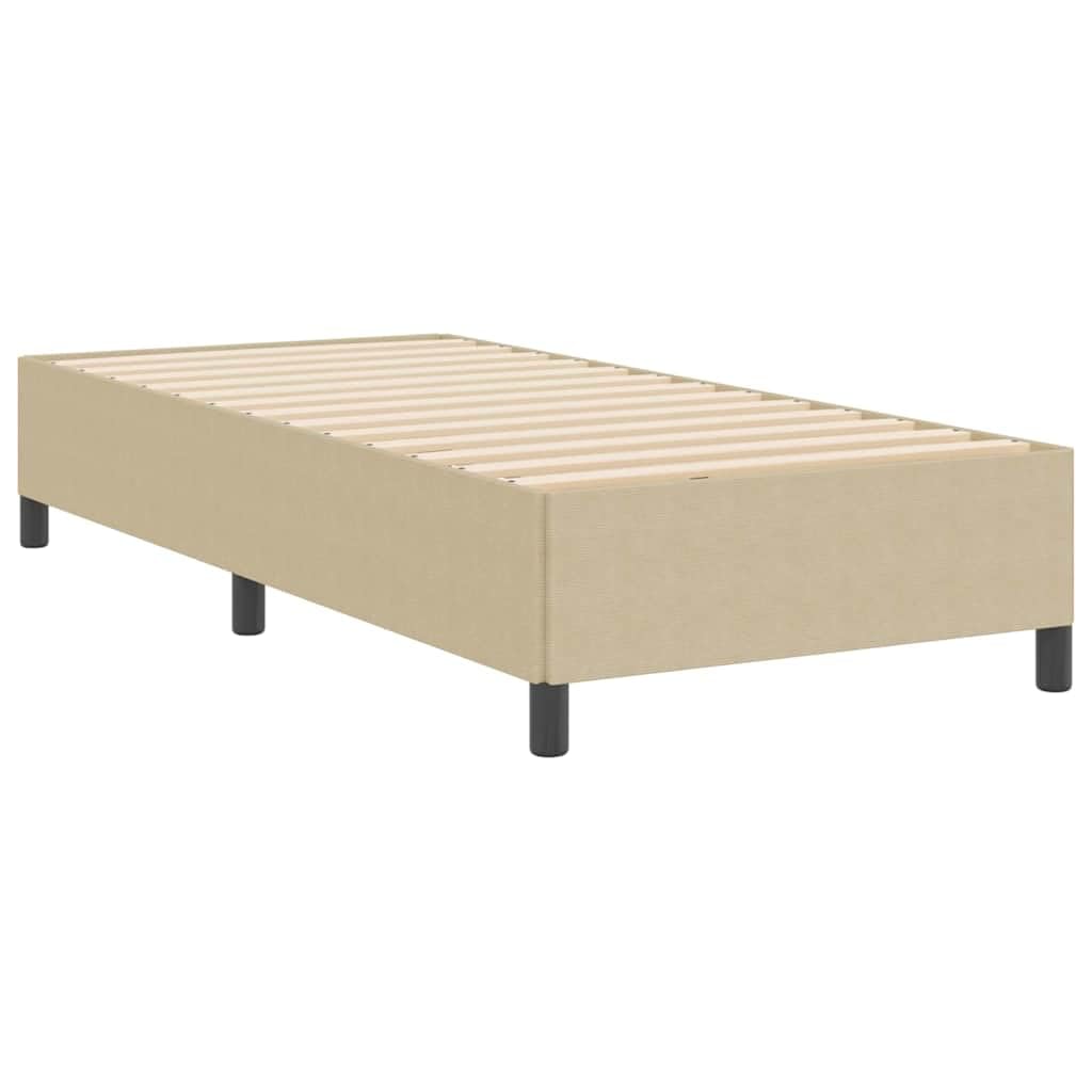Cama somier Base lecho canapé tapizado en Pana Verde grisáceo, 80 x 200 cm, Estructura de Pino, somier de Lamas, Dormitorio Adulto e invitado, Soporte Firme y Montaje Sencillo
