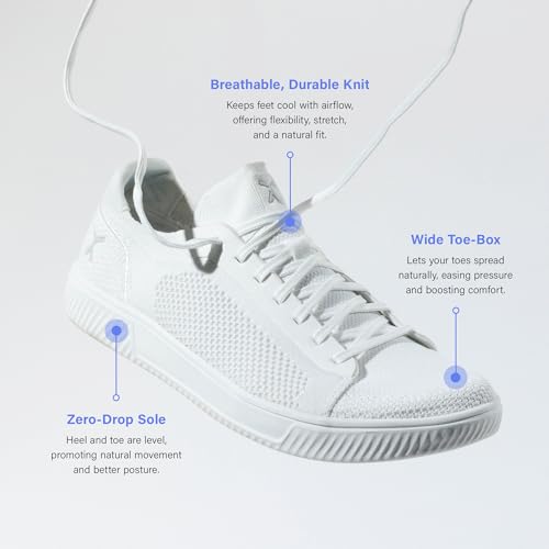 FLUX FOOTWEAR Adapt Knit Trainer – Wide Toe Box Shoe with Earth-Link Grounding, Zero-Drop Sole, Breathable Knit Upper & Machine Washable – Perfect for Daily Wear & Light Training3