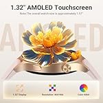 Fitpolo Smart Watch for Women,1.3" AMOLED Touchscreen Fitness Tracker, Make/Answer Calls, Heart Rate SpO2 Monitor, IP68 Waterproof, Sleep & Activity Tracking Smartwatch for Android Phones iPhone - Image 2