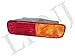 Allmakes/Britpart RH Rear Bumper Light Assy Compatible with Land Rover Discovery 2 1999-2002, Part XFB101480
