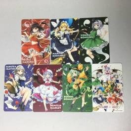 Amazon 全7種コンプリート 東方project アトレ秋葉原 キャラクターカード アニメ 萌えグッズ 通販
