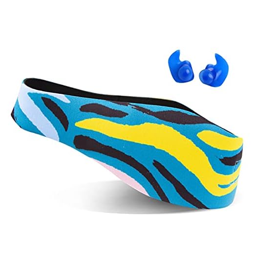 Swimming Headband for Babies, Toddlers, Kids, Adults - Designed to Help Prevent swimmer's Ears - Elastic Swim Hair Guard & Ear Guard - Keep Water Out, Hold Earplugs in Aids