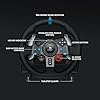 Logitech G G29 SE Driving Force Racing Wheel and Pedals, Force Feedback, Real Leather Driving Force Shifter - Sim Steering Wheel, Pedals, Gear stick for PS5, PS4 and PC, Mac - Black #4