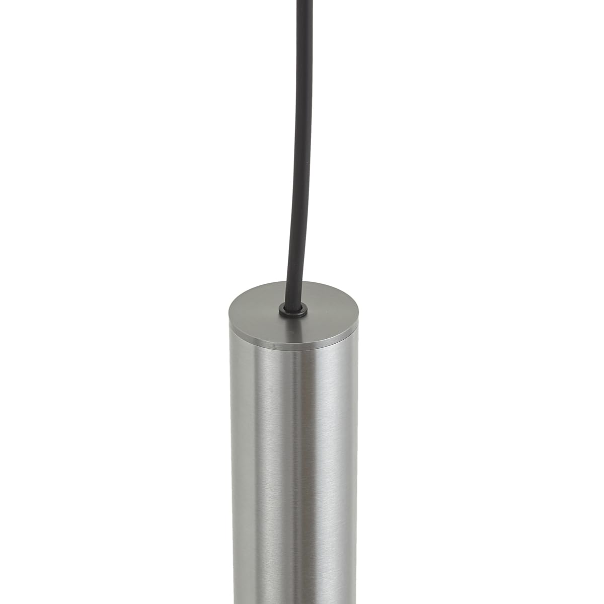 Qazqa Design Pendelleuchte, Pendellampe - Tuba - gunmetal, 10cm, Ideal als Wohnzimmerlampe