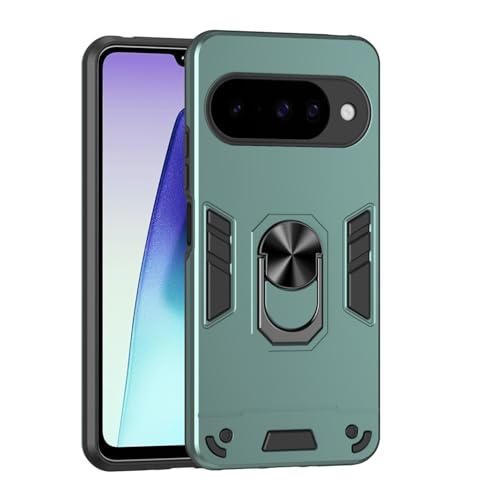 Compatible with Google Pixel 10 5G/10 Pro 5G Phone Case with Kickstand & Shockproof Military Grade Drop Proof Protection Rugged 