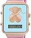 RELOJ TOUS DIGITAL I-BEAR DE ACERO IP ROSADO CON CORREA DE SILICONA...