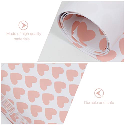 Conjunto de folhas de papel KesYOO para presente de coração, 10 peças, faça-você-mesmo, embalagem de