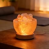 Durable et facile à nettoyer : la lampe LED en cristal de sel est très facile à nettoyer. Pas besoin d'eau. Il suffit d'allumer la lampe pendant quelques heures et de laisser sécher la surface. Ensuite, essuyez-les avec un chiffon doux ou aspirez la poussière. La même méthode convient également aux environnements humides. Avec un minimum d'entretien, vous profiterez longtemps de cette lampe en cristal de sel